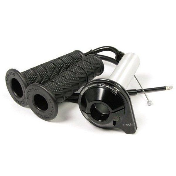 SP武川 インボリュートS ハイスロットル ブラックアルマイト ケーブル長 710mm 汎用 03-06-0001 HD店
