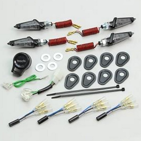 【メーカー在庫あり】 ハリケーン LED ダガー ウインカーキット MT-09 トレーサー、MT-07 黒 スモークレンズ HA5228BS HD店|ヒロチー商事 ハーレー 店