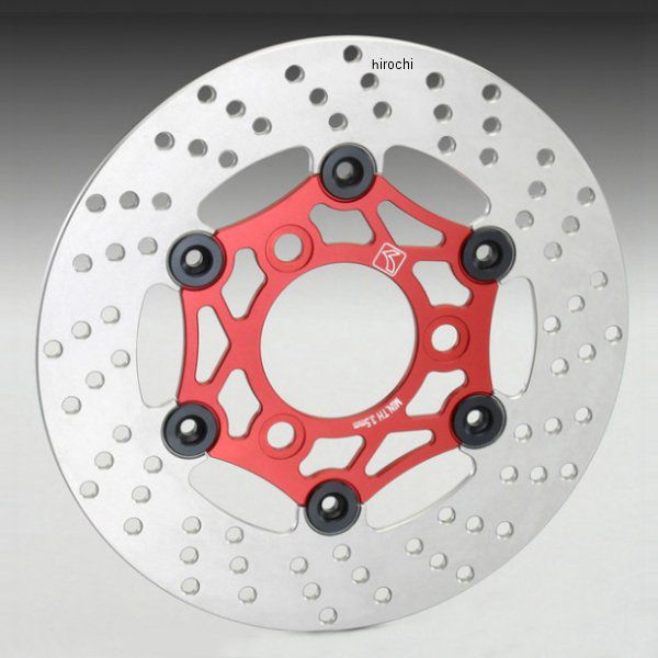 キタコ フローティングディスクローター NSF100、NSR50/80 レッド/ブラック 500-1418720 HD店
