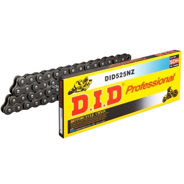 4525516170635 DID 大同工業 チェーン 525NZ ノンシール シリーズ スチール 104L カシメ 525NZ-104L-ST-ZJ HD店