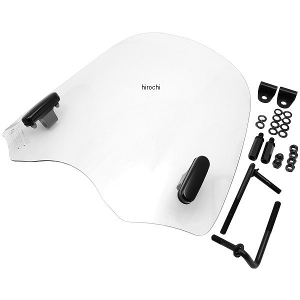 【メーカー在庫あり】 AD-33 旭風防 ウインドシールド アドレス110 クリアー 4560122613008 HD店|ヒロチー商事 ハーレー 店