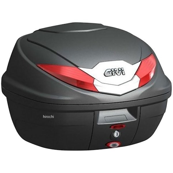 【メーカー在庫あり】 ジビ GIVI B360N モノロック 無塗装黒 赤レンズ 92285 HD店