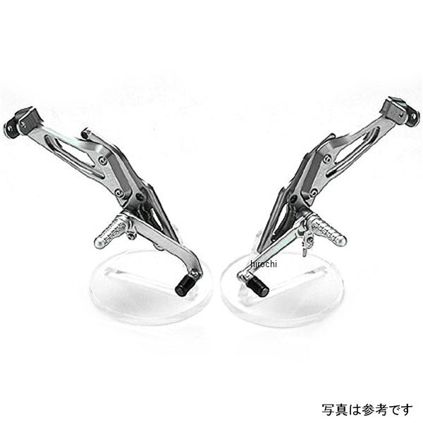 ビート BEET バックステップ 固定式 ニンジャ ZX-14R ABS ハイパーバンク シルバー 0111-KB8-25 HD店