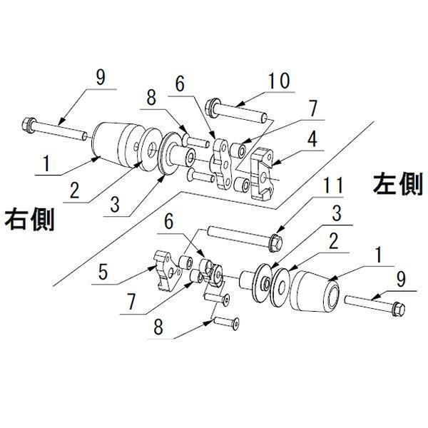【メーカー在庫あり】 モリワキ スキッドパッド 12年以降 NC700X、NC700S 黒 05030-211H8-00 HD店