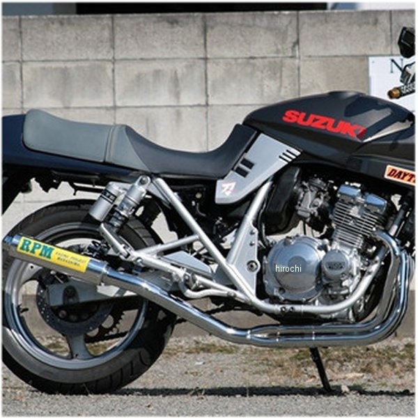 アールピーエム RPM フルエキゾースト 4in2in1 91年-99年 カタナ GSX250S アルミ 4013-01 HD店