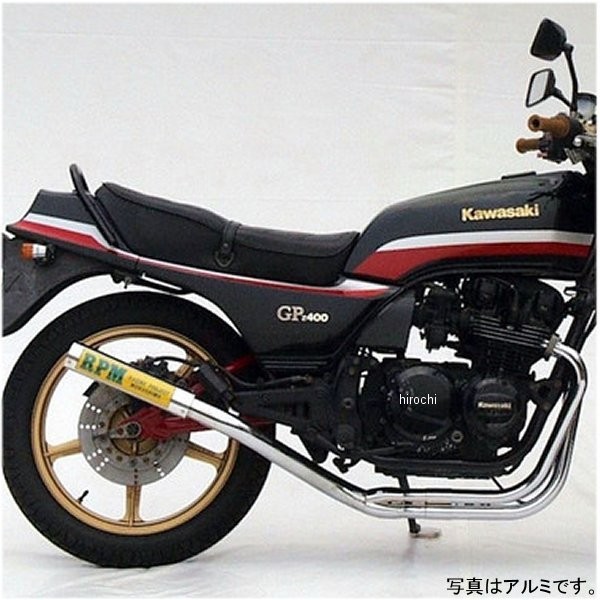 アールピーエム RPM フルエキゾースト 4in2in1 82年以降 Z400GP チタン 1005S-01 HD店｜ヒロチー商事 ハーレー 店