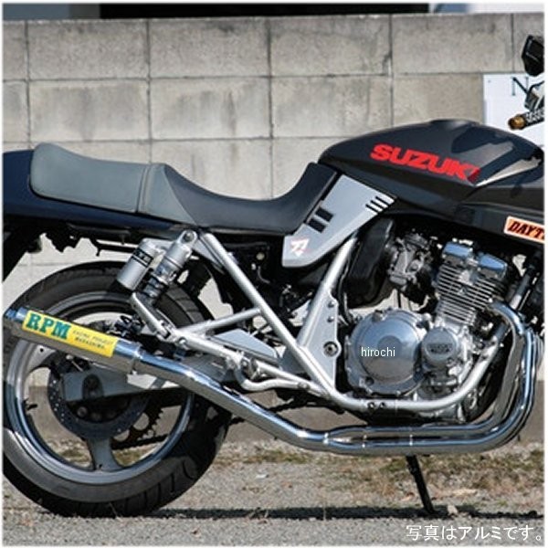 アールピーエム RPM フルエキゾースト 4in2in1 91年-99年 カタナ GSX250S ステンレス 4013S-01 HD店｜ヒロチー商事 ハーレー 店