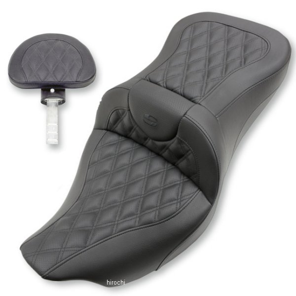 【USA在庫あり】 サドルメン Saddlemen シート リーチ パックレスト付き ステッチ 0801-1043 HD店