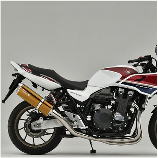 ヤマモトレーシング フルエキゾースト 2018'～ CB1300SB/SF SPEC-A チタン 4-1 UP TYPE-SA ゴールド JMCA認証 11320-11SAG HD店｜ヒロチー商事 ハーレー 店