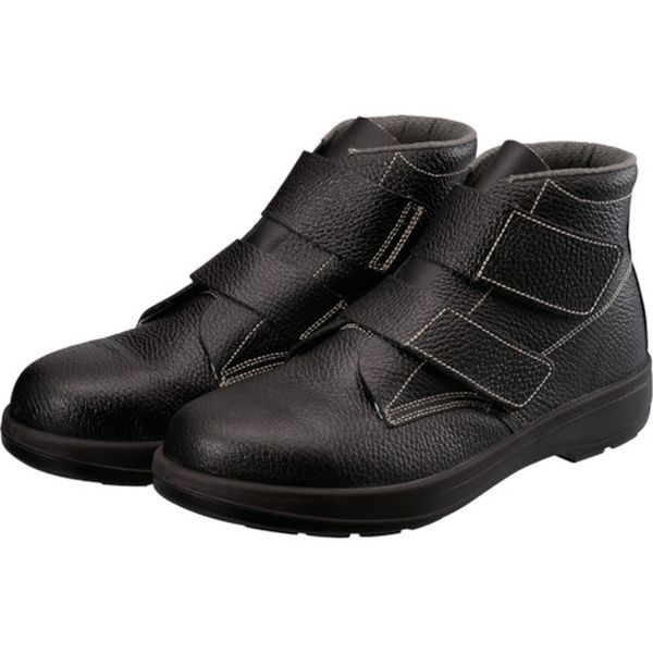 【メーカー在庫あり】 AW28BK27.5 (株)シモン シモン 安全靴 中編上 マジックテープ ウレタン2層底 AW28 27.5cm AW28BK-27-5 HD店