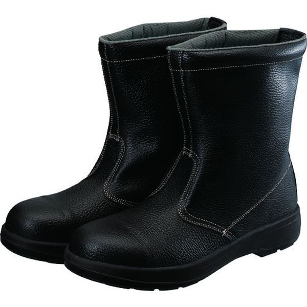 【メーカー在庫あり】 AW44BK23.5 (株)シモン シモン 安全靴 半長靴 ウレタン2層底 AW44 23.5cm AW44BK-23-5 HD店