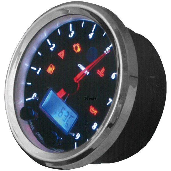 エースウェル ACEWELL 多機能デジタルメーター 6000RPM 黒パネル CA085-352-B HD店