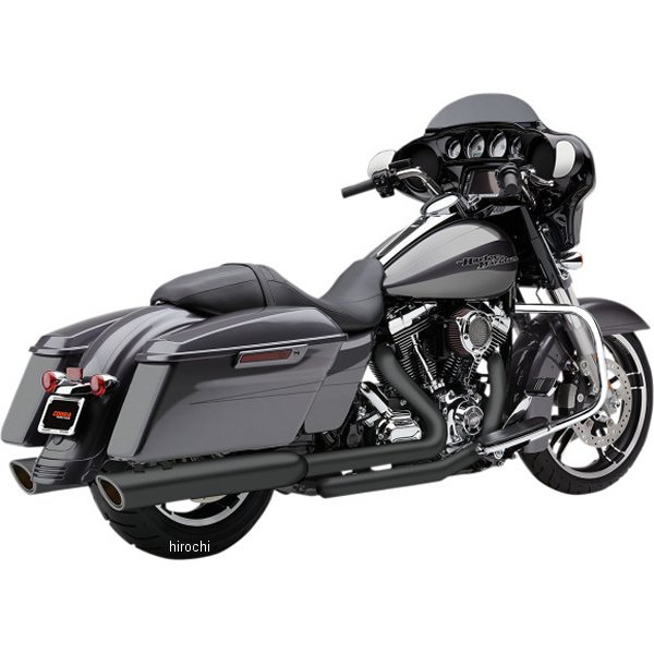 【USA在庫あり】 コブラ COBRA 4インチ スリップオンマフラー 909 Twin 95年-16年 黒 1801-1025 HD店
