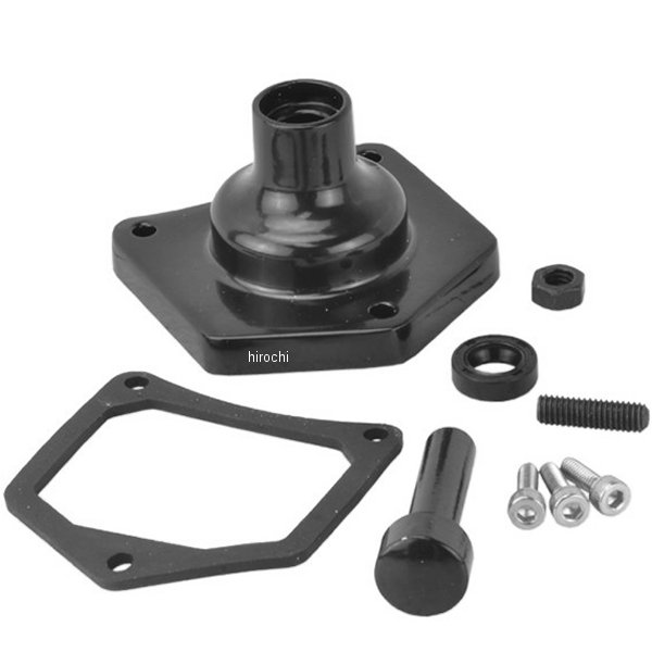 【USA在庫あり】 DRAG ソレノイドエンドカバー/スターターボタン 1.2kW/1.4kW 黒(つや有り) 2110-0994 HD店