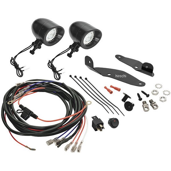 418560 ショークローム Show Chrome LEDライトキット 01年-10年 GL1800 ゴールドウイング黒 52-757LBK HD店