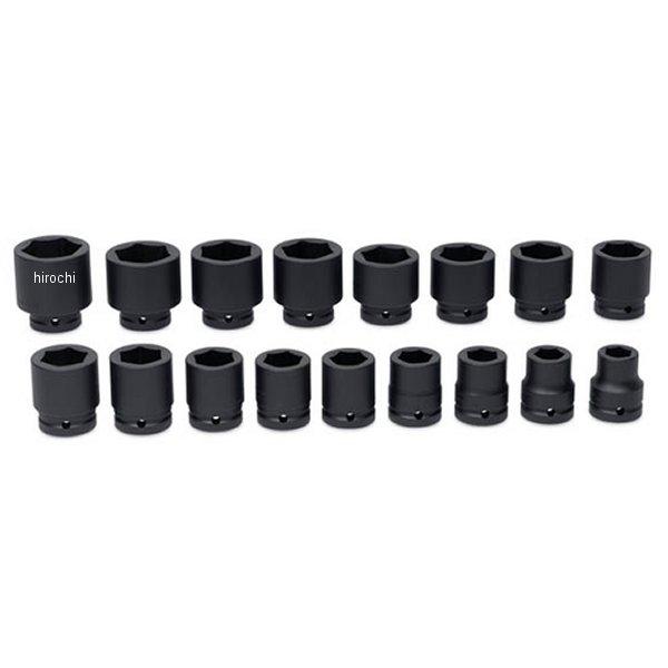 スナップオン Snap-on シャロー インパクト ソケット 6ポイント 17個 セット (3/4インチ-1-3/4インチ) 417IM HD店｜ヒロチー商事 ハーレー 店