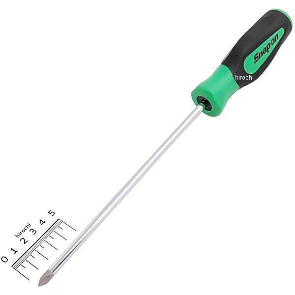 スナップオン Snap-on ソフトハンドル キャビネットタイプ フィリップス スクリュードライバー #2 12-7/8インチ グリーン SGDP82BG HD店