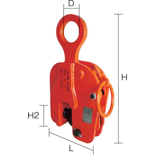 【メーカー在庫あり】 R05 日本クランプ(株) 日本クランプ 縦つり専用クランプ 500K R-05 HD店|ヒロチー商事 ハーレー 店