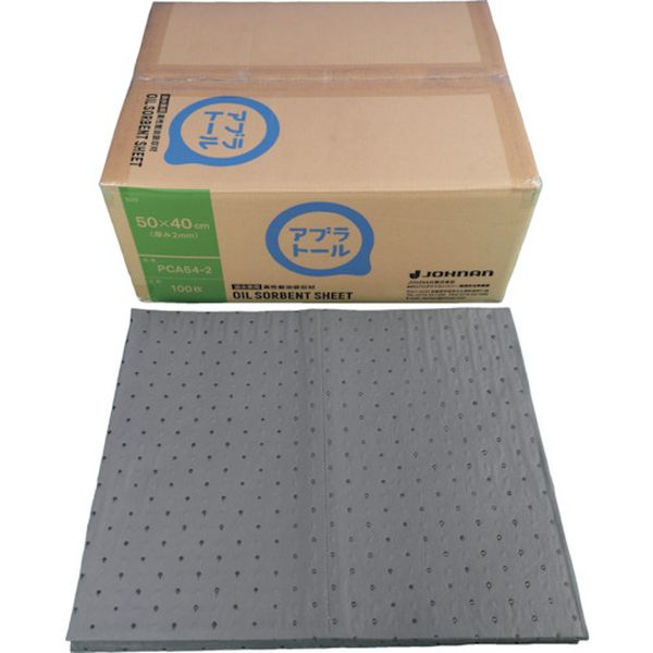 【メーカー在庫あり】 PCA542 JOHNAN(株) JOHNAN 油吸収材 アブラトール シート 50×40×0.2cm 100枚入 PCA54-2 HD店