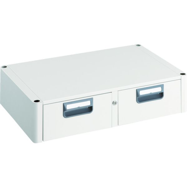 【メーカー在庫あり】 PEW75WW トラスコ中山(株) TRUSCO ツールワゴン フェニックスワゴン 2列引出 750X500 ホワイト PEW-75W-W HD店｜ヒロチー商事 ハーレー 店