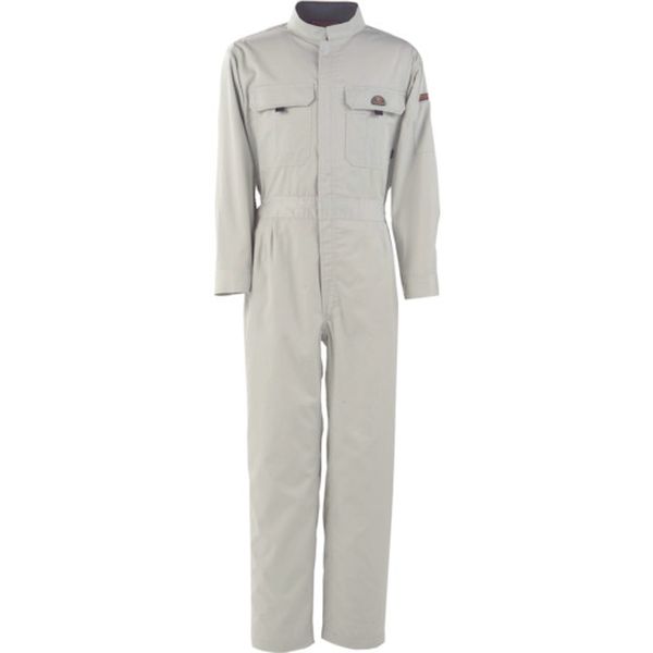 【メーカー在庫あり】 660902S (株)カジメイク カジメイク T/C長袖つなぎ服 アイスホワイト S 6609-02-S HD店
