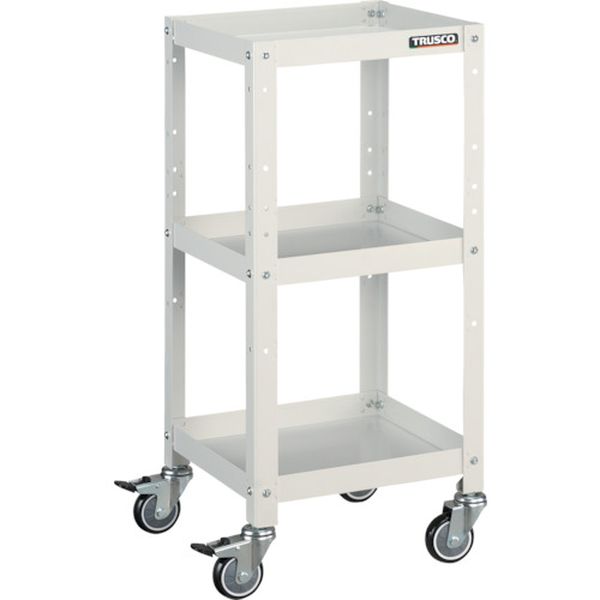 【メーカー在庫あり】 RBW833UW トラスコ中山(株) TRUSCO ツールワゴン ラビットワゴン 360X360 ウレタン車輪 ホワイト RBW-833U W HD店|ヒロチー商事 ハーレー 店