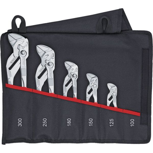 【製造会社店卸し資産あり】 KNIPEX社 KNIPEX ペンチ鍵 5点書き割り 001955S4 固定ディスク店