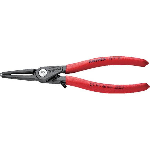 【メーカー在庫あり】 4831J2 KNIPEX社 KNIPEX 穴用精密スナップリングプライヤー 直 4831-J2 HD店