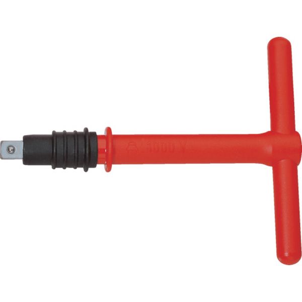 【メーカー在庫あり】 ゲドレー社 GEDORE 絶縁T形ハンドル 抜落ち防止タイプ 差込角12.5mm 6124720 HD店