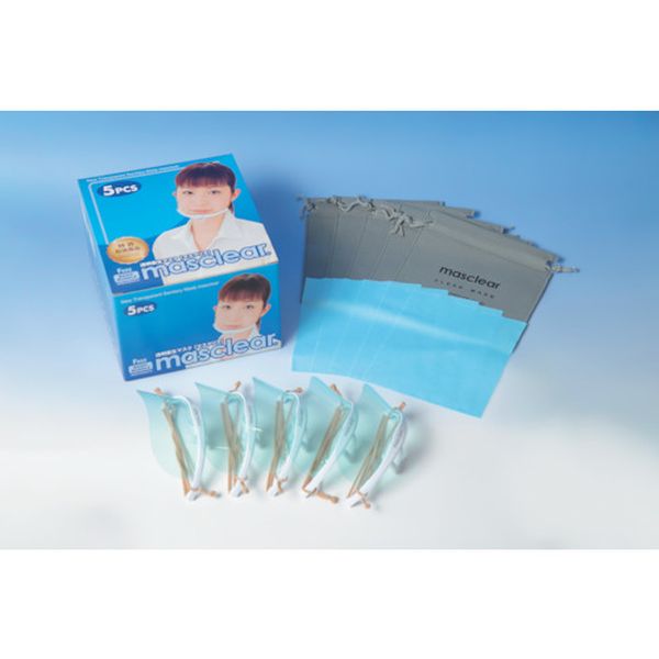 【メーカー在庫あり】 MBUNDLE5 (株)Mu Wincam 透明衛生マスク マスクリアベーシックバンドル (5個入) M-BUNDLE-5 HD店