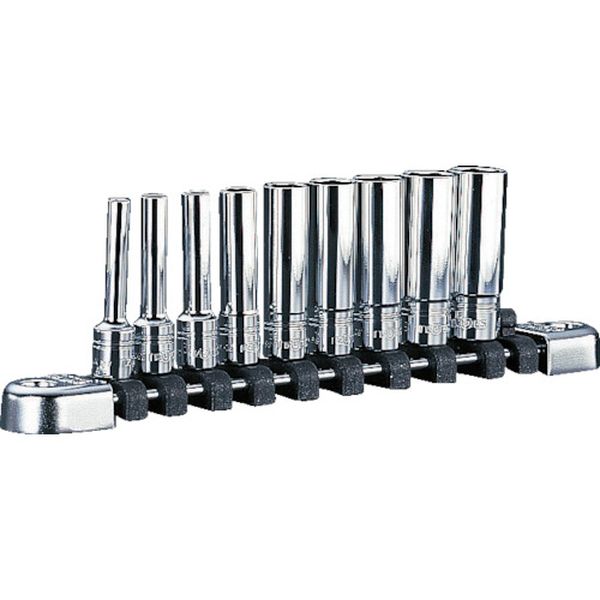 【メーカー在庫あり】 京都機械工具(株) ネプロス 6.3sq.ディープソケットセット［9コ組］ NTB2L09A HD店