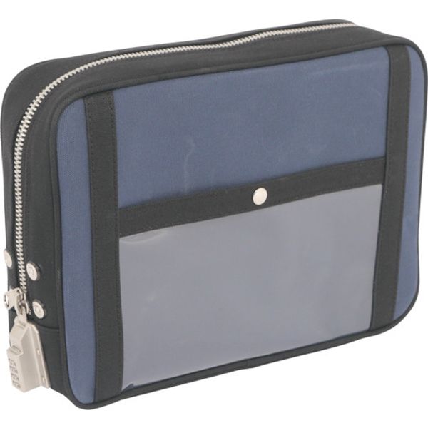 【メーカー在庫あり】 PLSED03 三栄産業(株) SANEI 帆布メール用ポーチ(L)SED-1錠付 紺 PL-SED-03 HD店