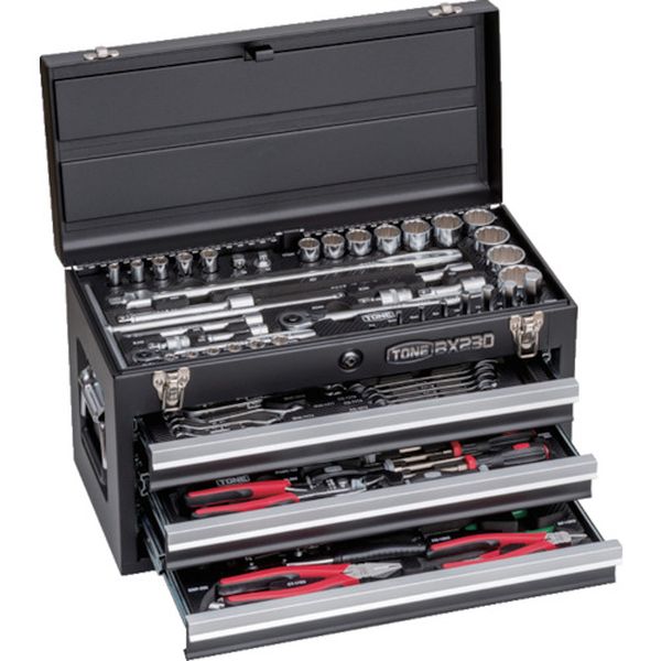 【メーカー在庫あり】 整備用工具セット ツールセット(ブラック仕様) 間口508×奥行232×高さ302mm TSXT950BK HD店