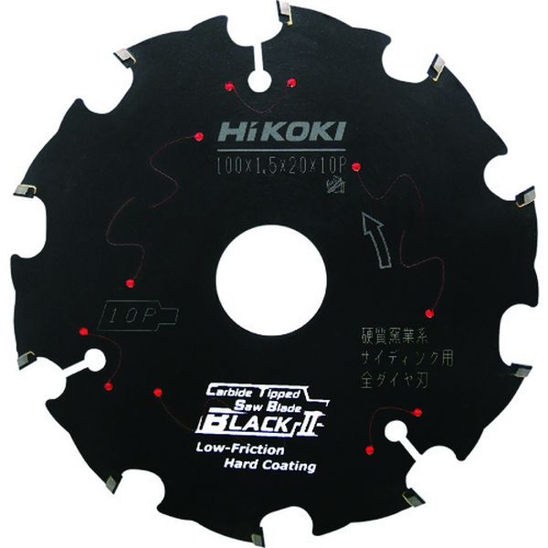【メーカー在庫あり】 00336994 スーパーチップソー 全ダイヤ ブラック2 100mm サイディング用 0033-6994 HD店
