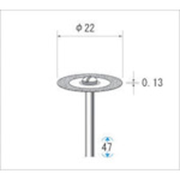 【製造業者店卸し資産あり】 (株)ナカニシ ナカニシ 電着金剛石レコード盤 φ22×0.13×軸φ3 ＃600 14061 固定ディスク店