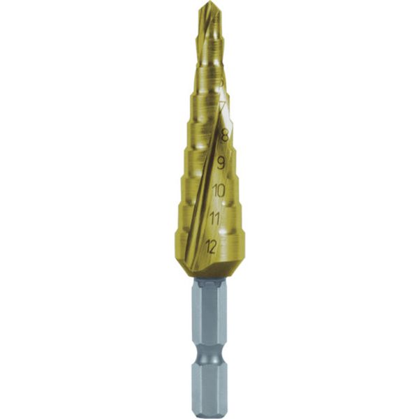 【メーカー在庫あり】 RUKO社 RUKO 2枚刃スパイラルステップドリル(六角軸タイプ) 30mm チタン 101052TH HD店