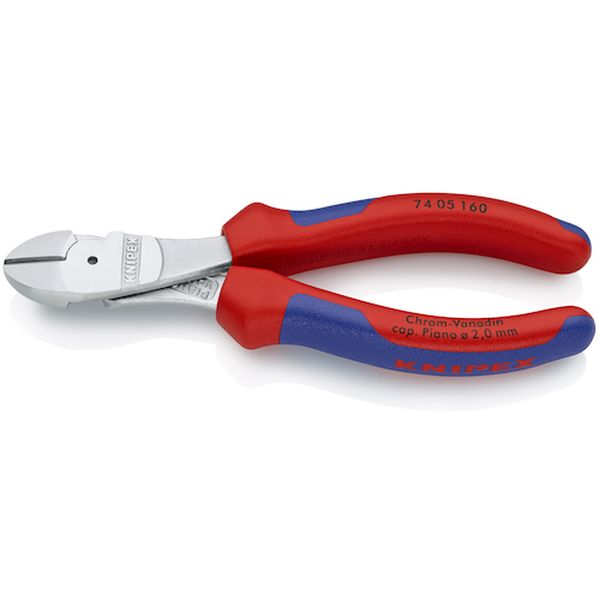 【製造業者店卸し資産あり】 7405160 KNIPEX社 KNIPEX 豪然たる型ニッパー 160m コンフォートハンドル(Crメッキ)m 7405-160 固定ディスク店 DIY・工具-花・ガーデン・DIY