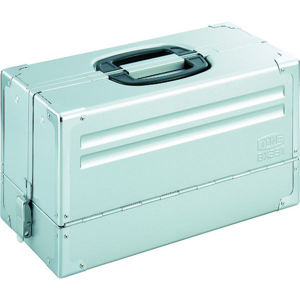 【メーカー在庫あり】 TONE(株) TONE ツールケース(メタル) V形3段式 シルバー BX331SV HD店
