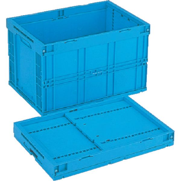 【メーカー在庫あり】 CBS95AS 岐阜プラスチック工業(株) リス CB型折りたたみコンテナ 450131 青 CB-S95AS HD店