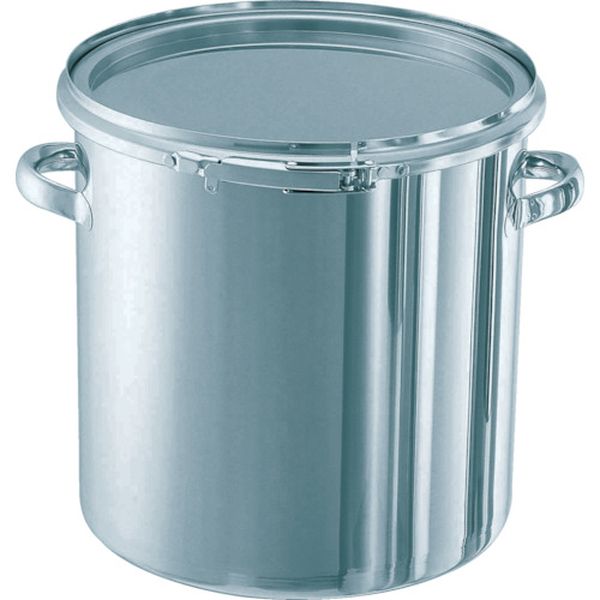 【メーカー在庫あり】 CTL24  ステンレスタンク ストレートレバーバンド式密閉タンク(フタ付) 10L CTL-24 HD店