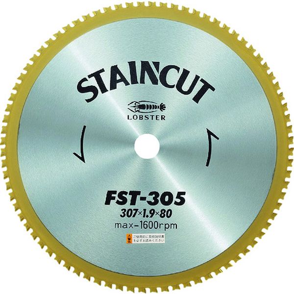 【製造業者店卸し資産あり】 (株)ロブテックス エビ チップソー ステンカット 307粍 FST305 固定ディスク店