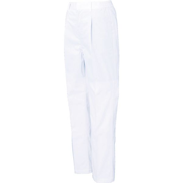 【メーカー在庫あり】 FX70658LC11 (株)サンエス サンエス 食品工場向けズボン 超清涼 女性用混入だいきらいパンツ L ホワイト FX70658-L-C11 HD店