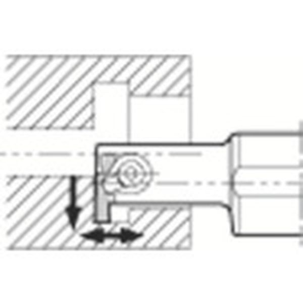 【メーカー在庫あり】 GIVL16201A 京セラ(株) 京セラ 溝入れ用ホルダ GIVL1620-1A HD店