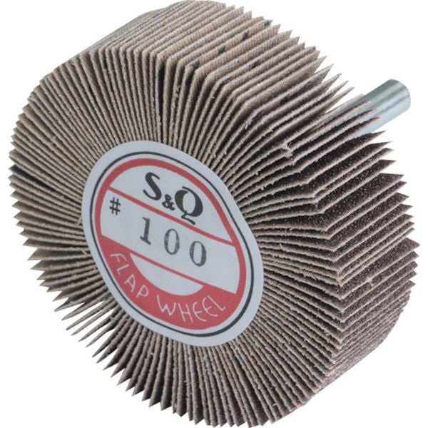 【メーカー在庫あり】 (株)ムラコ MURAKO 軸付フラップ金具無し 外径60 幅20 軸径6mm 400＃ 10個入り KN6020 HD店