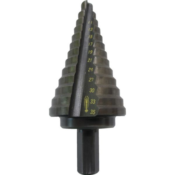【メーカー在庫あり】 (株)ロブテックス エビ ステージドリル ノンコーティング 13段 軸径10mm 6-35 LB635 HD店