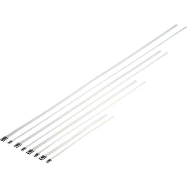 【メーカー在庫あり】 MLTタイプ 自動ロック式ステンレススチールバンド SUS304 幅4.6mm 長さ201mm 100本入り MLT2S-CP HD店