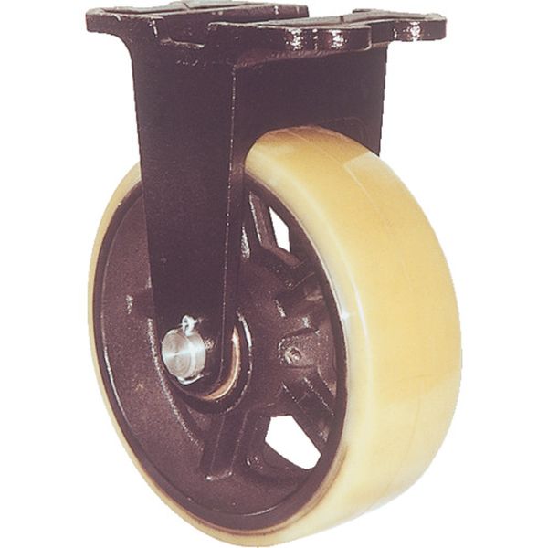 【メーカー在庫あり】 MUHAMK250X90 (株)ヨドノ ヨドノ 鋳物重量用キャスター 許容荷重1225 取付穴径15mm MUHA-MK250X90 HD店 57,399円
