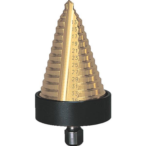 【メーカー在庫あり】 NMS35G トラスコ中山(株) TRUSCO ステップドリル 2枚刃チタンコーティング 5～35mm 段数13 NMS-35G HD店