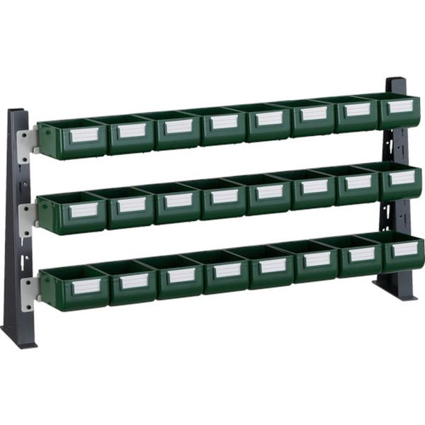 【メーカー在庫あり】 UPRML1803G トラスコ中山(株) TRUSCO UPR型ライトビンラック卓上用 K-10GX24個 UPR-ML1803G HD店