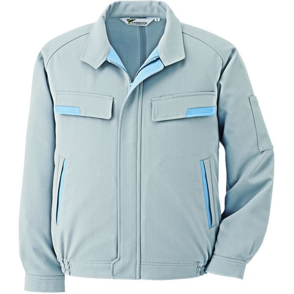 【メーカー在庫あり】 VE71UEM ミドリ安全(株) ミドリ安全 静電気帯電防止作業服 ブルゾン シルバーグレー サイズM VE71 UE M HD店 10,242円